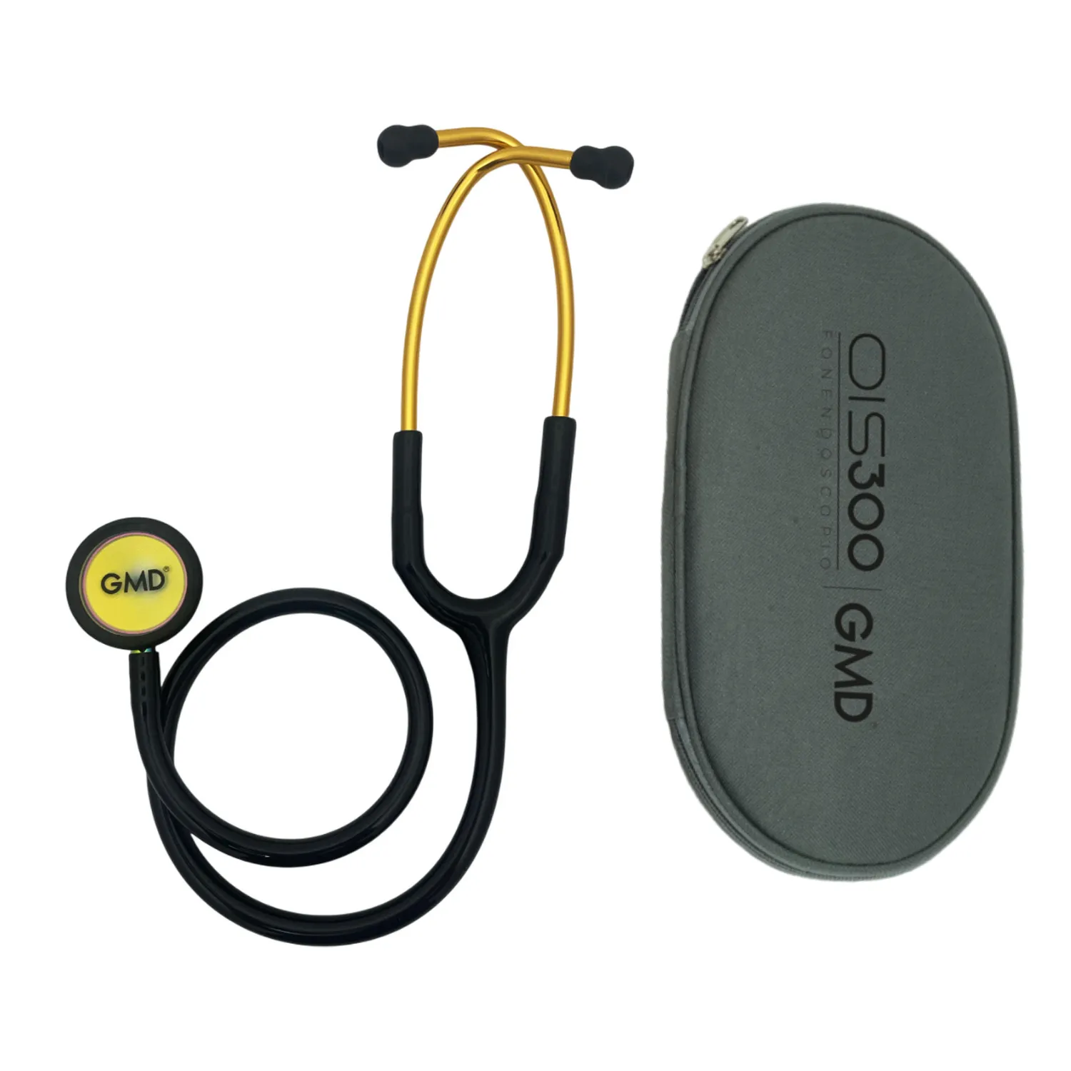 Fonendoscopio OIS 300 con estuche, color negro